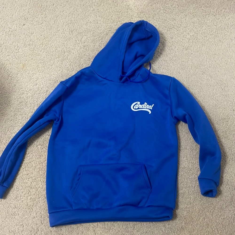 royal blue cardinal hoodie